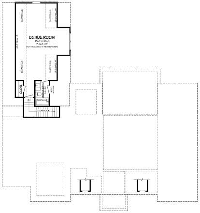 Bonus Room for House Plan #041-00380