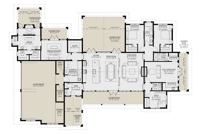 House Plan House Plan #32409 Drawing 1