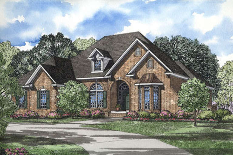 Traditional House Plan #110-00127 Elevation Photo