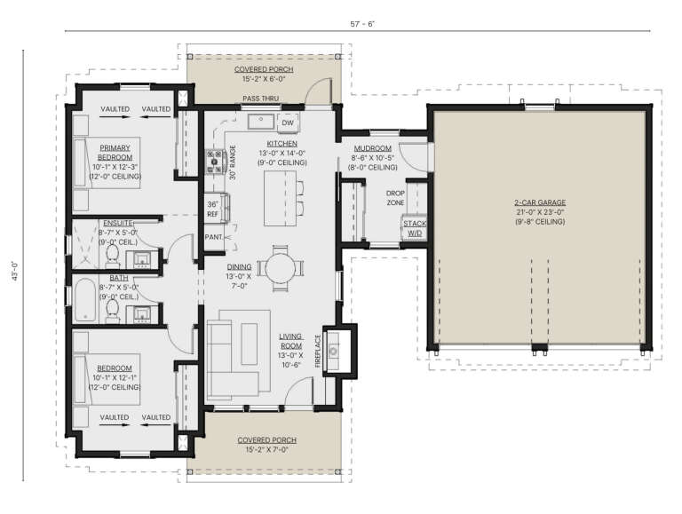 House Plan House Plan #32411 Drawing 1