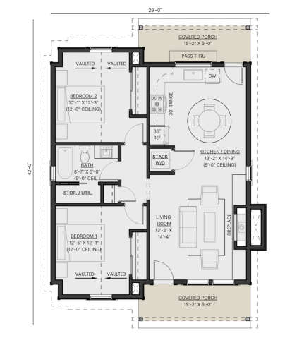 Main Floor  for House Plan #2452-00004