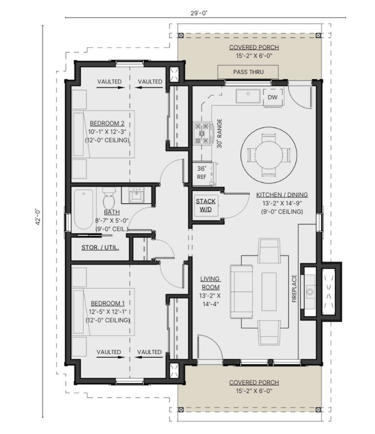 House Plan House Plan #32412 Drawing 1
