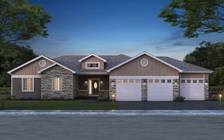House Plan House Plan #32413 Front Elevation 