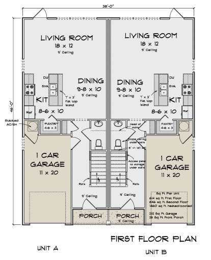 Main Floor  for House Plan #4848-00443