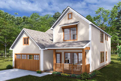 Country House Plan #4848-00444 Elevation Photo