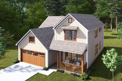 Country House Plan #4848-00444 Elevation Photo