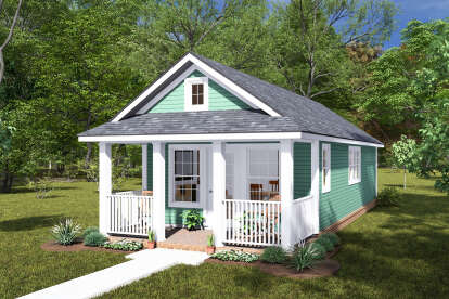 Cottage House Plan #4848-00445 Elevation Photo
