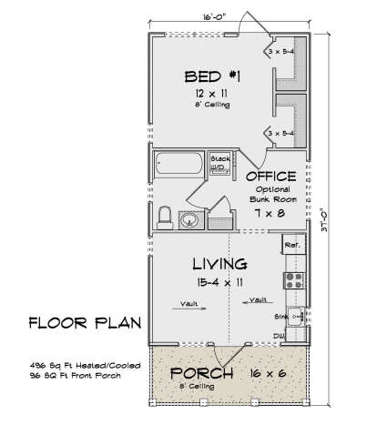 Main Floor  for House Plan #4848-00445