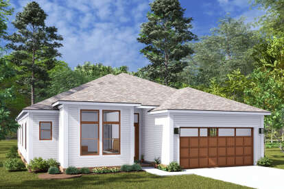 Modern House Plan #4848-00447 Elevation Photo