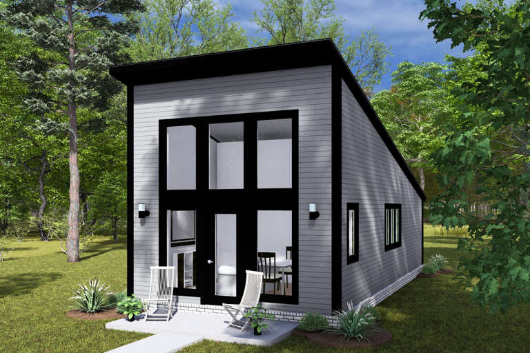 House Plan House Plan #32419 Angled Front Elevation