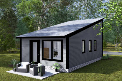 Modern House Plan #4848-00448 Elevation Photo