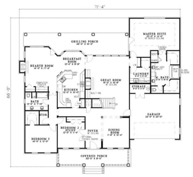 House Plan House Plan #3242 Drawing 1