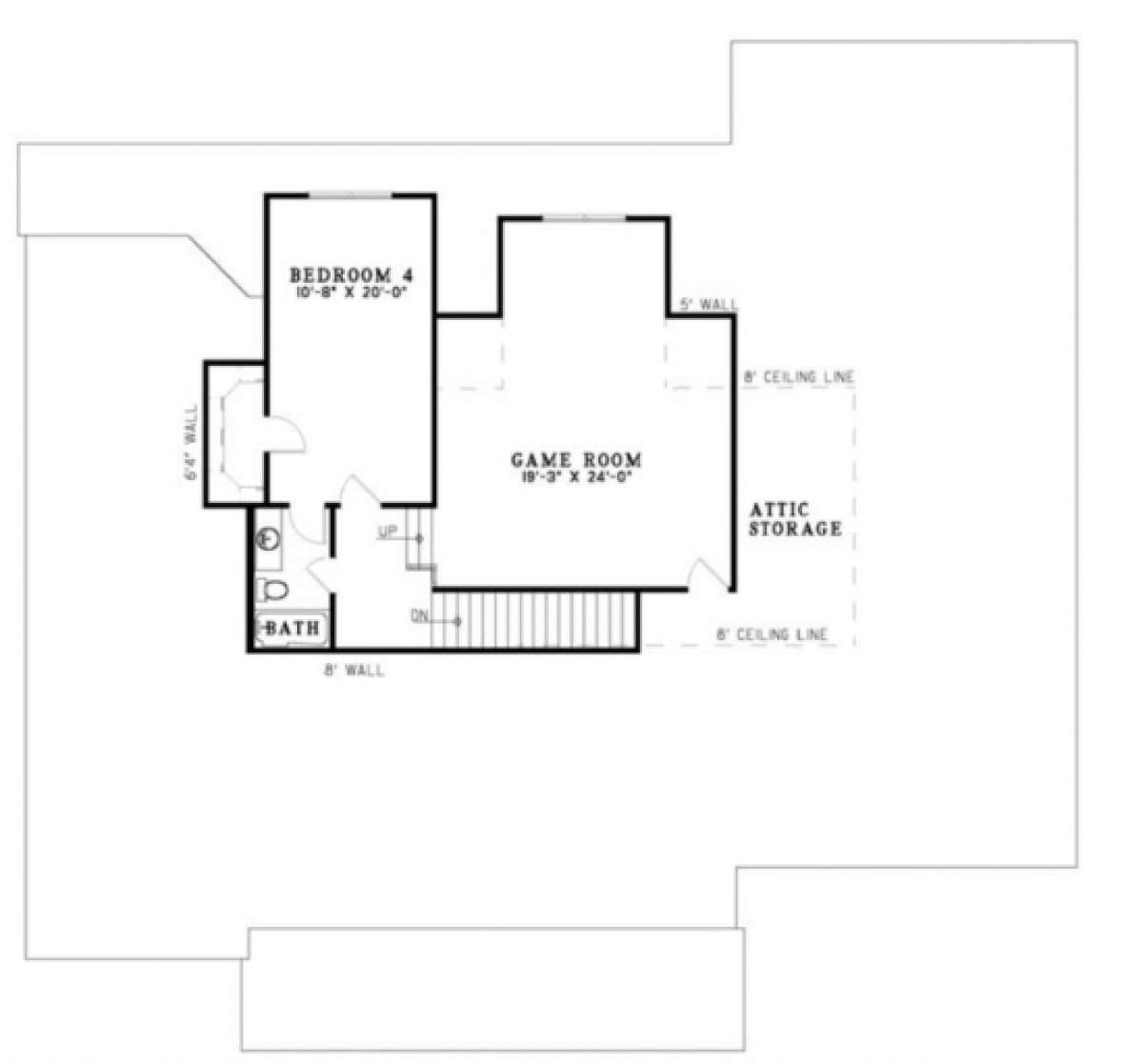 Floorplan 2 for House Plan #110-00128