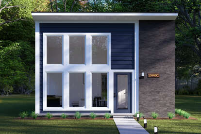Contemporary House Plan #4848-00449 Elevation Photo
