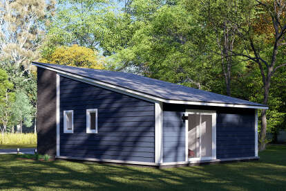Contemporary House Plan #4848-00449 Elevation Photo
