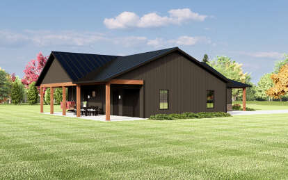 Barn House Plan #5032-00330 Elevation Photo