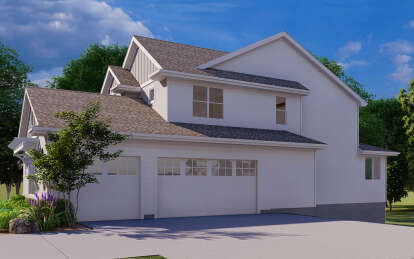 European House Plan #1935-00033 Elevation Photo