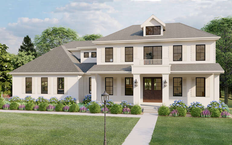 House Plan House Plan #32432 Angled Front Elevation