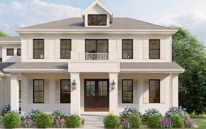 Southern House Plan #1935-00035 Elevation Photo