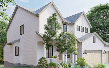 Modern Farmhouse House Plan #1935-00037 Elevation Photo