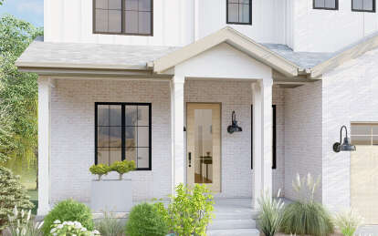 Modern Farmhouse House Plan #1935-00037 Elevation Photo