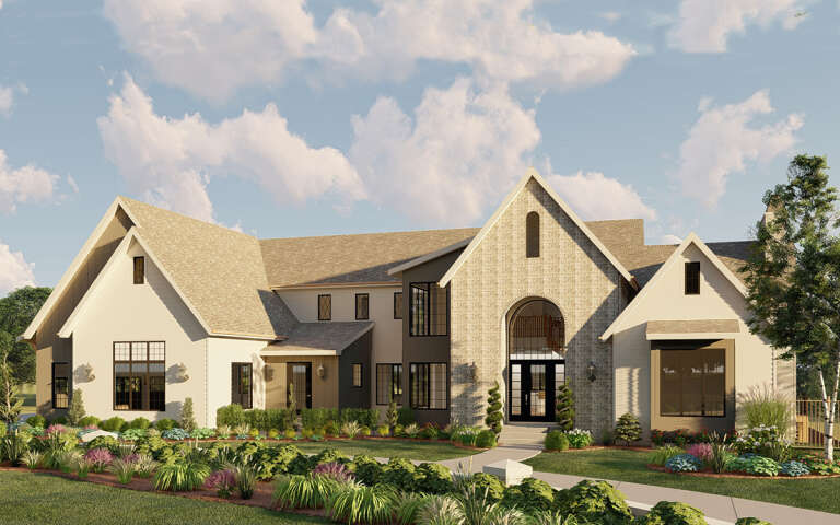 House Plan House Plan #32436 Angled Front Elevation