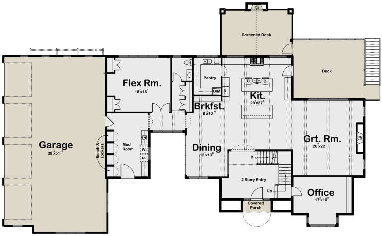 House Plan House Plan #32436 Drawing 1