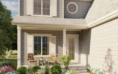 Cottage House Plan #1935-00040 Elevation Photo