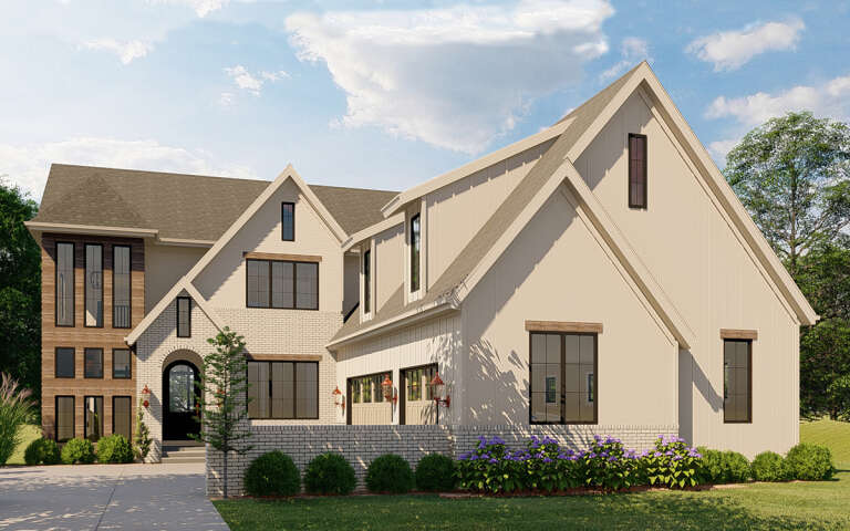 House Plan House Plan #32438 Angled Front Elevation