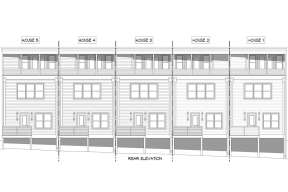 Modern Fiveplex Plan - 2,019 Square Feet, 3 Bedrooms, 3.5 Bathrooms ...