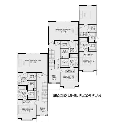 Second Floor for House Plan #940-01237