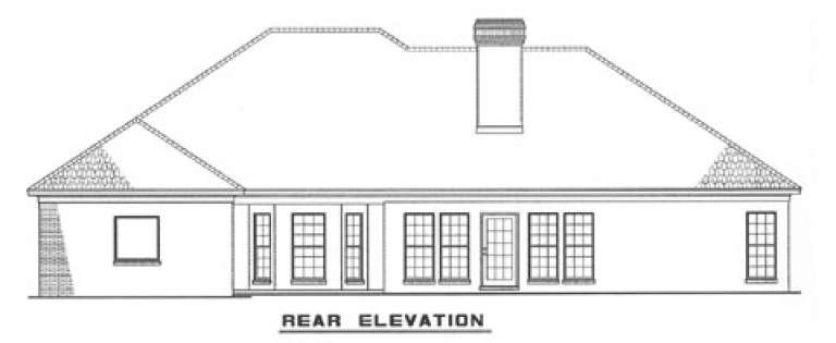 Ranch House Plan #110-00130 Elevation Photo