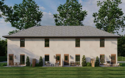 European House Plan #110-01117 Elevation Photo