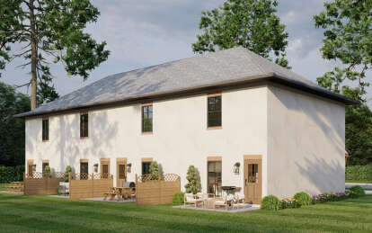 European House Plan #110-01117 Elevation Photo