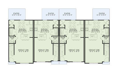 Main Floor  for House Plan #110-01117