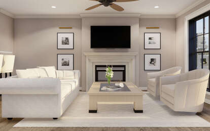 European House Plan #110-01117 Additional Photo