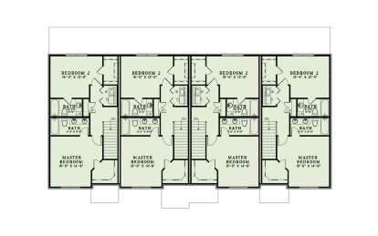 Second Floor for House Plan #110-01118