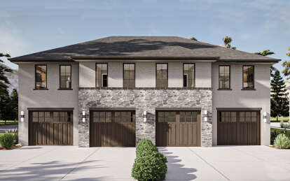 Modern House Plan #963-01097 Elevation Photo