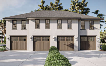 Modern House Plan #963-01097 Elevation Photo