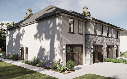 Modern House Plan #963-01097 Elevation Photo
