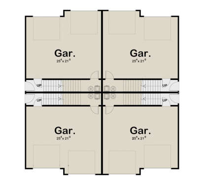 First Floor for House Plan #963-01097