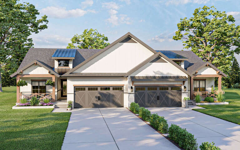 House Plan House Plan #32444 Angled Front Elevation