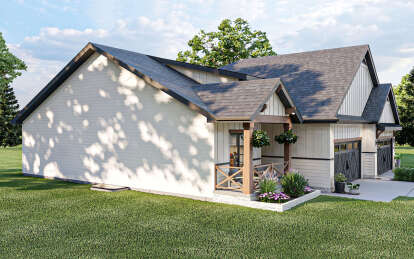 Modern Farmhouse House Plan #963-01098 Elevation Photo