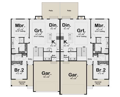 Main Floor  for House Plan #963-01098