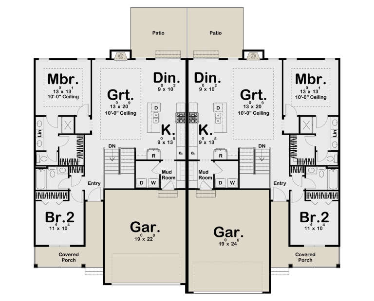 House Plan House Plan #32444 Drawing 1