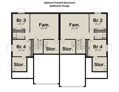 Basement for House Plan #963-01098