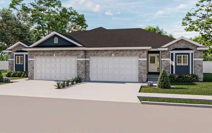Traditional House Plan #963-01099 Elevation Photo
