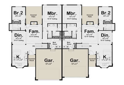 Main Floor  for House Plan #963-01099