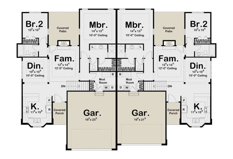 House Plan House Plan #32445 Drawing 1