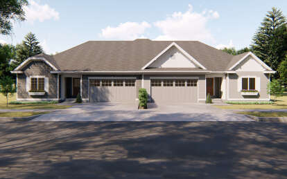 Traditional House Plan #963-01100 Elevation Photo